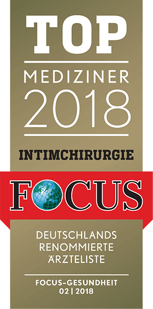 Focus Top Mediziner 2018 - Intimchirurgie Focus Top Mediziner 2018 - Intimchirurgie